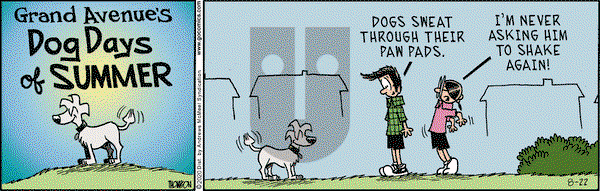 Grand Avenue on Saturday August 22, 2020 Comic Strip