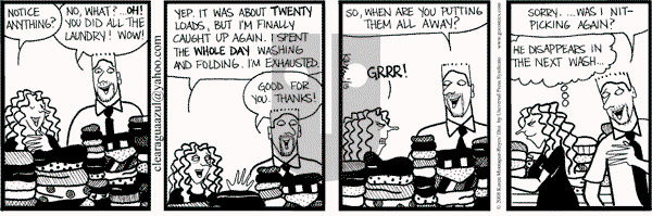 Clear Blue Water on Tuesday January 15, 2008 Comic Strip