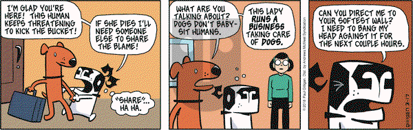 Pooch Cafe on Saturday March 17, 2018 Comic Strip