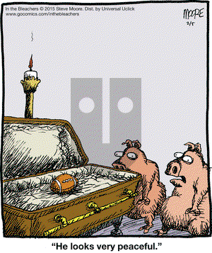 In the Bleachers on Thursday February 5, 2015 Comic Strip
