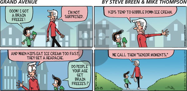 Grand Avenue on Sunday May 25, 2014 Comic Strip