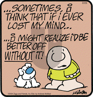 Ziggy - Friday February 23, 2024 Comic Strip