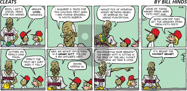 Cleats - Sunday April 6, 2008 Comic Strip