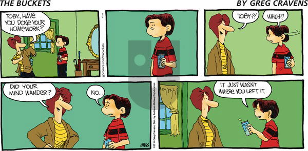 The Buckets on Sunday March 4, 2018 Comic Strip
