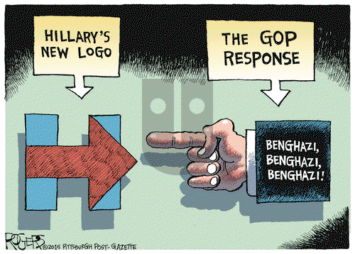 Rob Rogers on Thursday April 23, 2015 Comic Strip