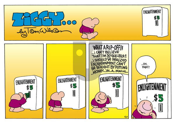 Ziggy on Sunday March 17, 1996 Comic Strip