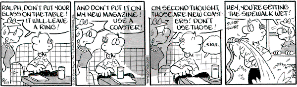 Drabble on Tuesday August 17, 2004 Comic Strip