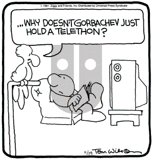 Ziggy on Tuesday November 19, 1991 Comic Strip