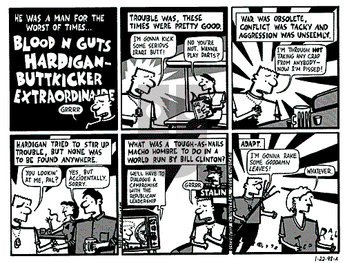 Ted Rall on Thursday January 22, 1998 Comic Strip