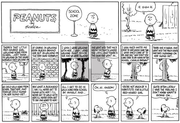 Peanuts on Sunday May 2, 1965 Comic Strip