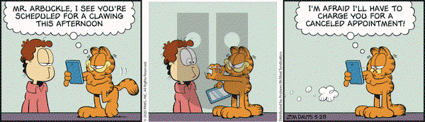 Garfield on Thursday May 28, 2020 Comic Strip