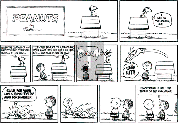 Peanuts - Sunday October 8, 1961 Comic Strip