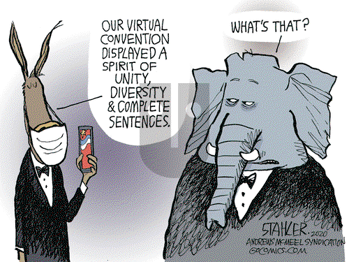 Jeff Stahler on Wednesday August 19, 2020 Comic Strip