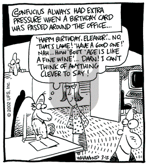 Reality Check on Friday March 15, 2002 Comic Strip