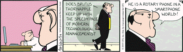 The Born Loser on Thursday February 19, 2015 Comic Strip