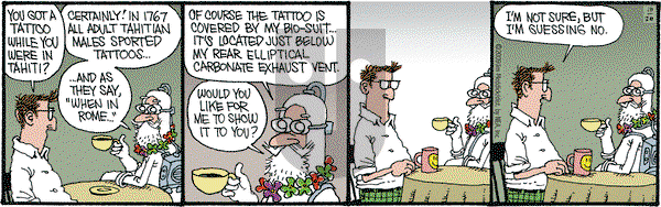 Monty on Tuesday October 20, 2009 Comic Strip