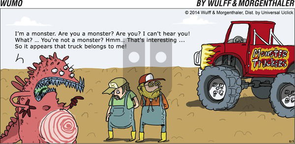 WuMo - Sunday August 3, 2014 Comic Strip