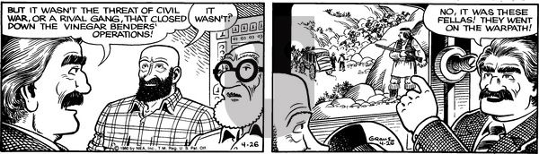 Alley Oop on Saturday April 26, 1980 Comic Strip