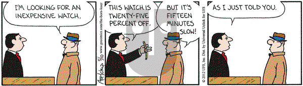 The Born Loser on Thursday May 10, 2012 Comic Strip