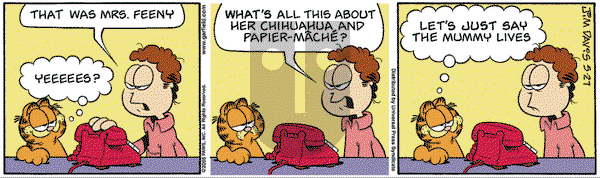 Garfield on Friday May 27, 2005 Comic Strip