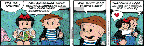 Nancy on Wednesday February 22, 2017 Comic Strip