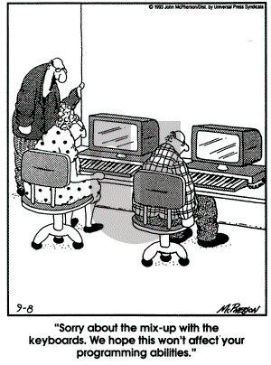 Close to Home on Wednesday September 8, 1993 Comic Strip