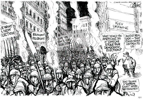 Pat Oliphant on Wednesday December 1, 2004 Comic Strip