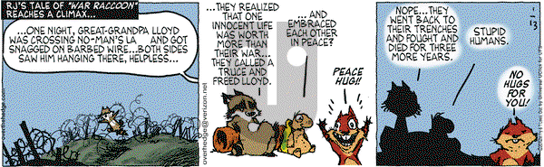Over the Hedge on Friday January 13, 2012 Comic Strip