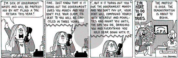 Cathy Classics on Monday April 10, 1995 Comic Strip
