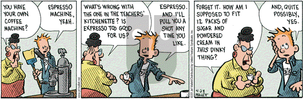 Frazz on Thursday April 28, 2011 Comic Strip