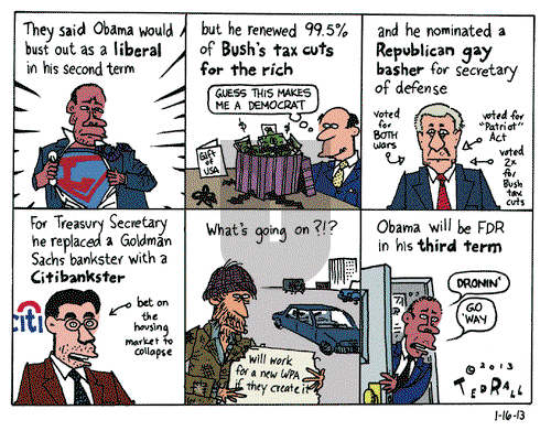 Ted Rall on Wednesday January 16, 2013 Comic Strip