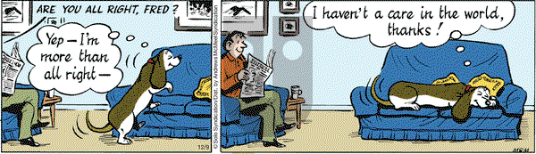 Fred Basset on Saturday December 9, 2017 Comic Strip