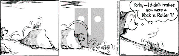 Fred Basset on Friday July 6, 2007 Comic Strip