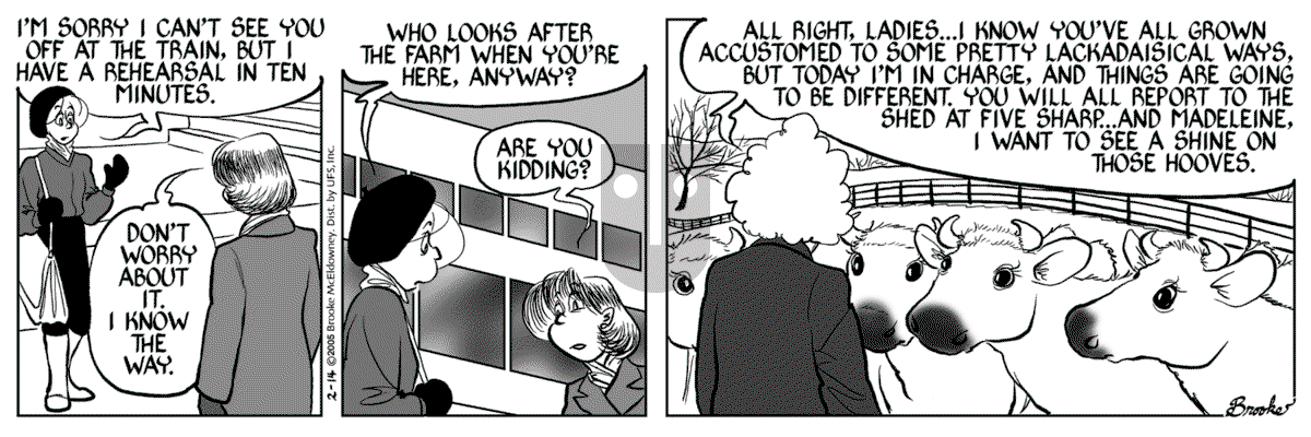 9 Chickweed Lane - Monday February 14, 2005 Comic Strip