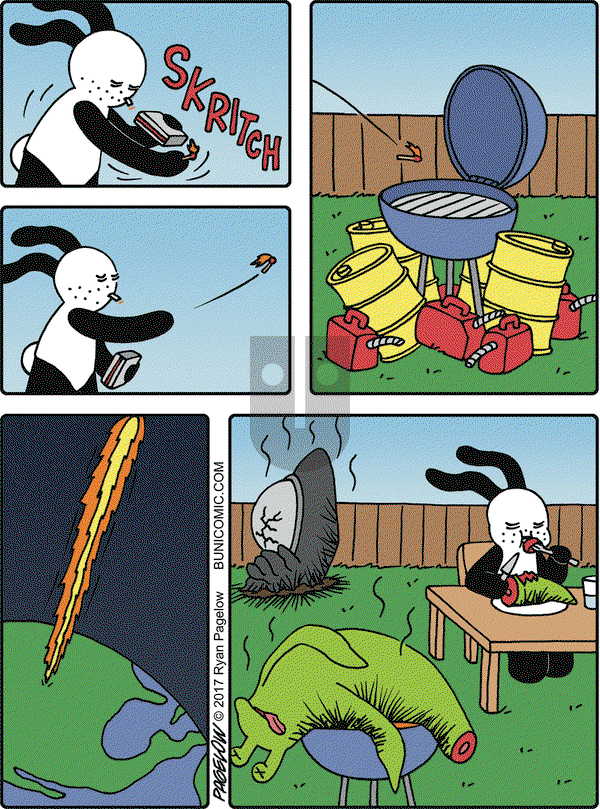 Buni on Monday May 29, 2017 Comic Strip