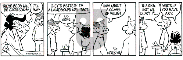 Arlo and Janis on Sunday February 22, 1998 Comic Strip