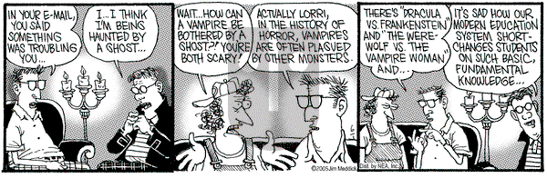 Monty on Friday September 9, 2005 Comic Strip