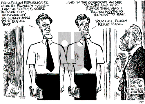 Pat Oliphant - Tuesday January 17, 2012 Comic Strip