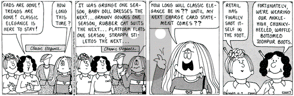 Cathy Classics on Monday October 9, 1995 Comic Strip