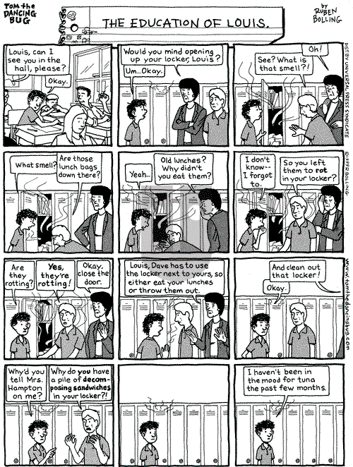 Tom the Dancing Bug on Saturday October 2, 1999 Comic Strip