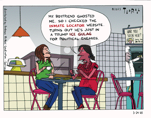 Ted Rall on Monday March 24, 2025 Comic Strip