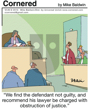 Cornered on Thursday December 29, 2016 Comic Strip
