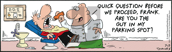 Frank and Ernest on Thursday July 13, 2017 Comic Strip