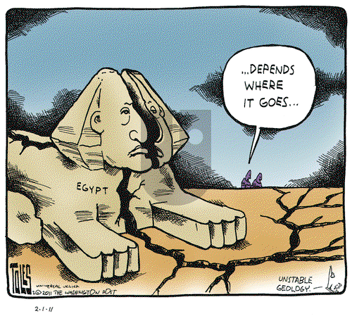 Tom Toles on Tuesday February 1, 2011 Comic Strip