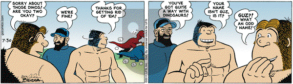 Alley Oop on Saturday July 30, 2011 Comic Strip