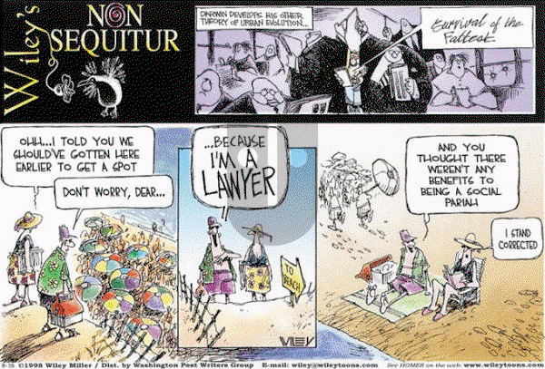 Non Sequitur on Sunday August 16, 1998 Comic Strip