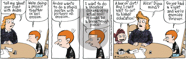 Cul de Sac - Friday January 7, 2011 Comic Strip