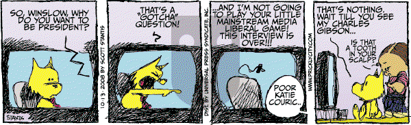 Prickly City on Monday October 13, 2008 Comic Strip