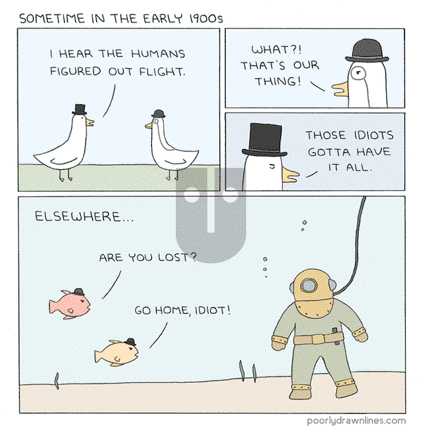 Poorly Drawn Lines on Wednesday July 13, 2016 Comic Strip