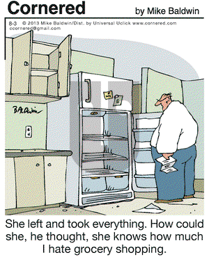 Cornered on Saturday August 3, 2013 Comic Strip
